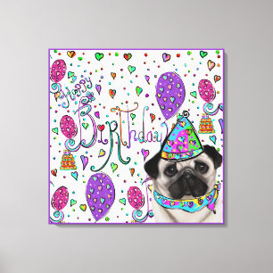 PUG CANVAS PRINT