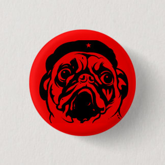Pug Che 3 Cm Round Badge
