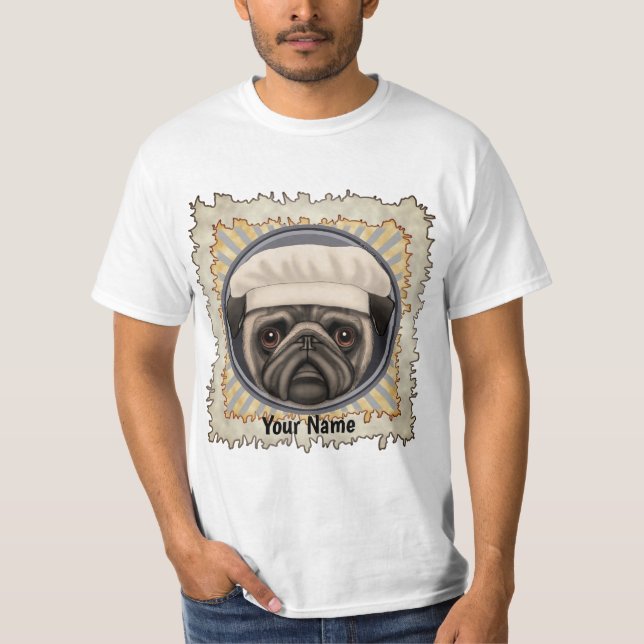 Pug Chef  tshirt (Front)