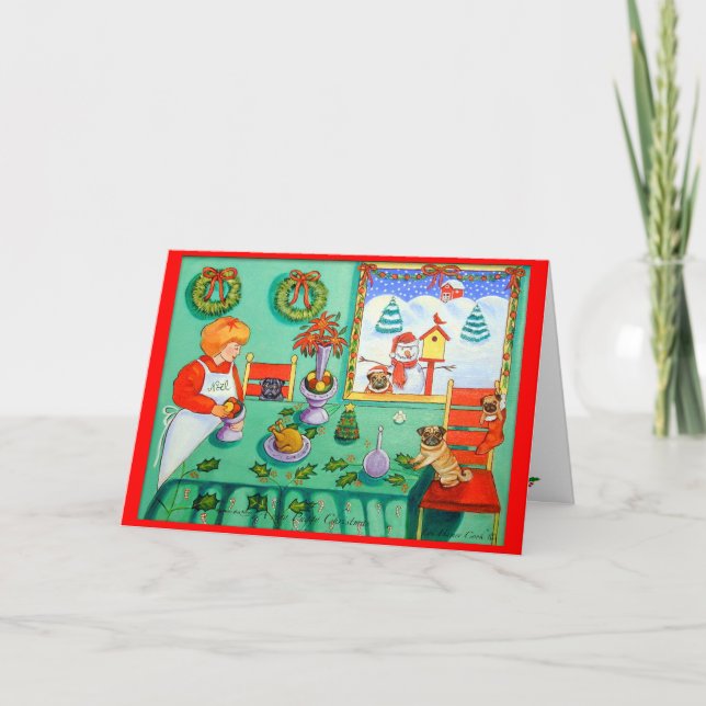 Pug Christmas Cards (Front)