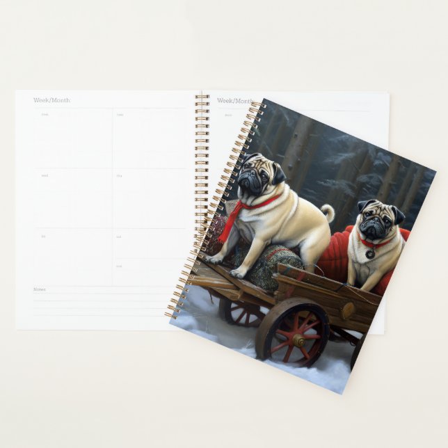 Pug Christmas Festive Season Planner (Display)