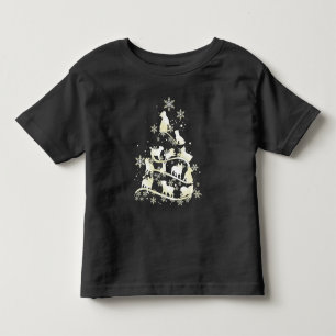 Pug Christmas Tree Pug Lover Xmas Best Gift 2022 Toddler T-Shirt