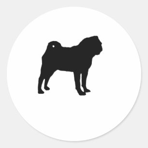 Pug Classic Round Sticker