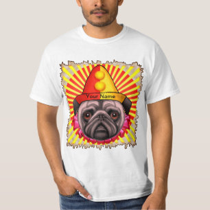 Pug Clown  T-Shirt