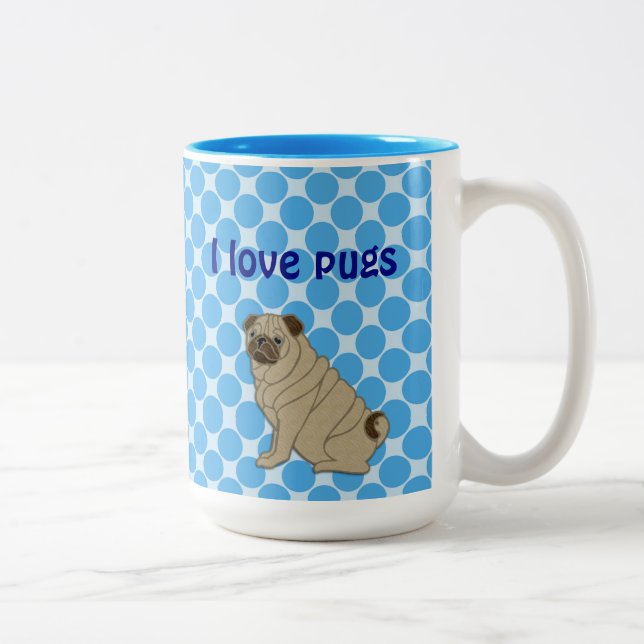 pug - coffee mug (Right)