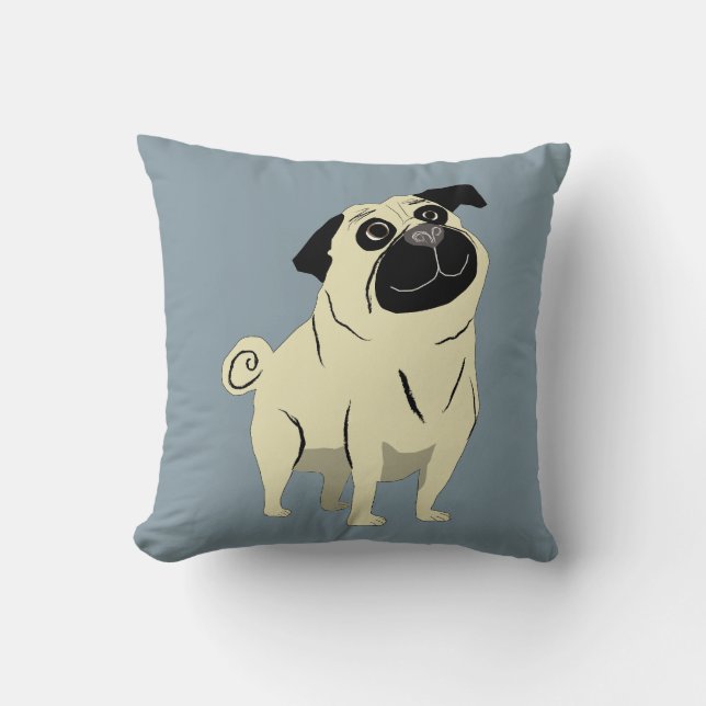 Pug Cushion (Front)