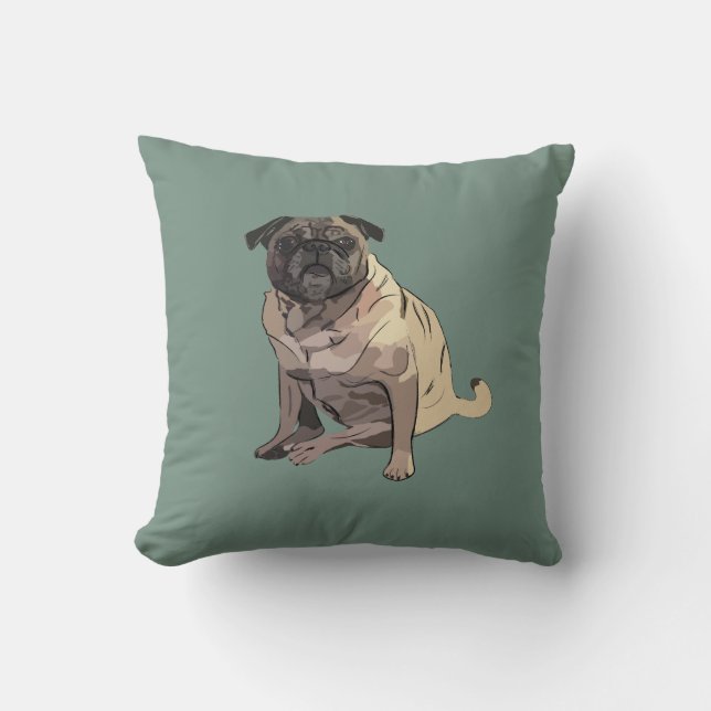 Pug Cushion (Front)