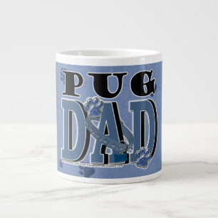 Pug DAD Large Coffee Mug