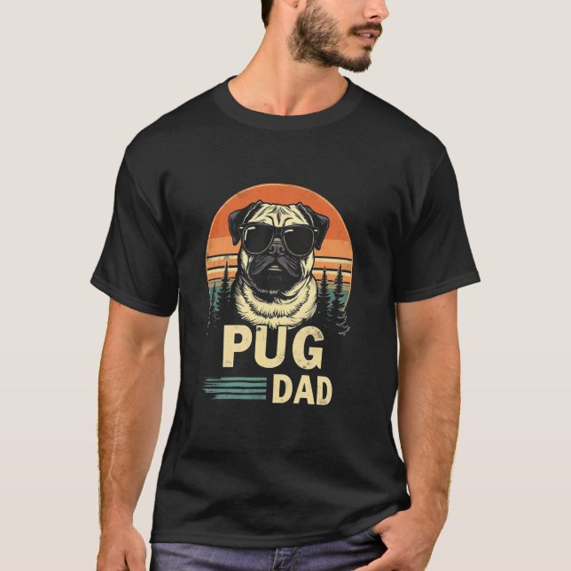 Pug Dad T-Shirt (Front)