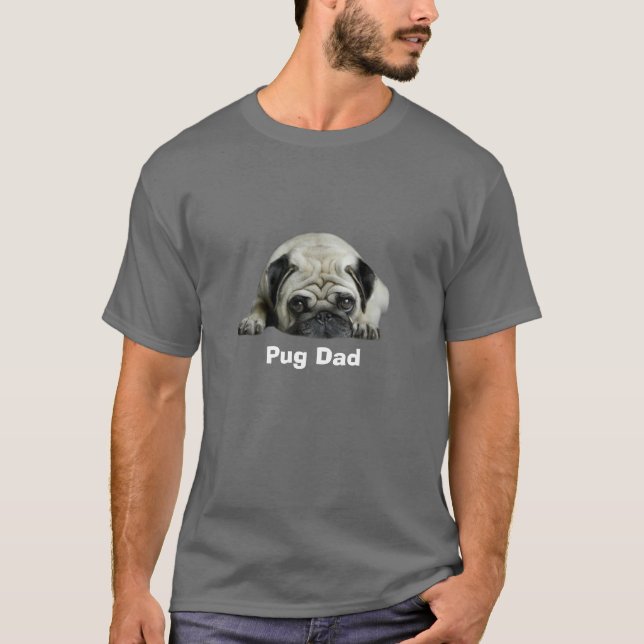 Pug Dad T-Shirt (Front)