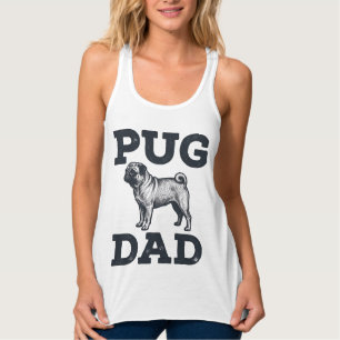 Pug Dad Vintage Engraving Dog Lover Shirt Design_1