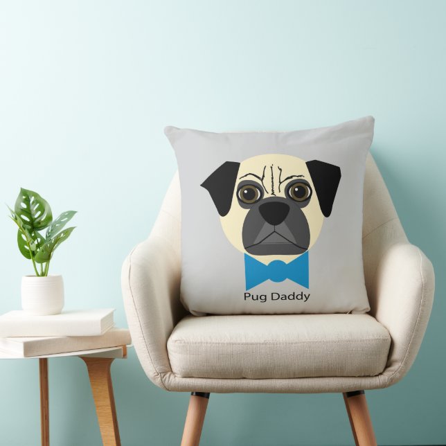 Pug Daddy Cushion (Chair)
