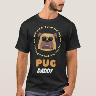 Pug Daddy Cute Dog Gift 478 T-Shirt