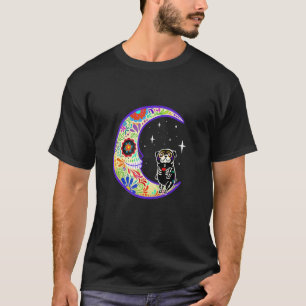Pug Dia De Los Muertos Skeleton Sugar Skull T-Shirt