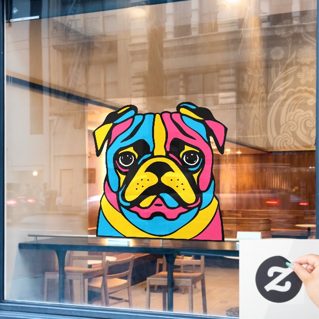 Pug Dog (Cafe Window)
