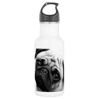 Pug Dog 532 Ml Water Bottle
