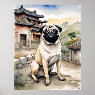 Pug - Dog Art Print