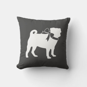 Pug Dog Baby Shower Theme Puppy Gender Neutral Cushion