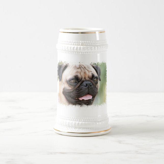 Pug Dog Beer Stein (Center)