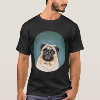 Pug Dog Breed Painting T-Shirt