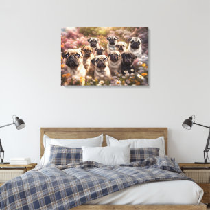 Pug Dog Canvas Print