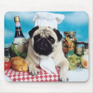 Pug Dog  Chef Mousepad
