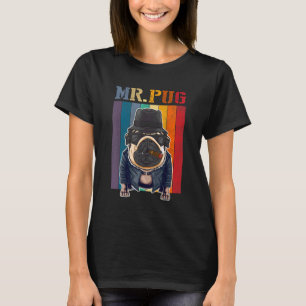 Pug Dog Cool Mr Pug Breed Puppy T-Shirt