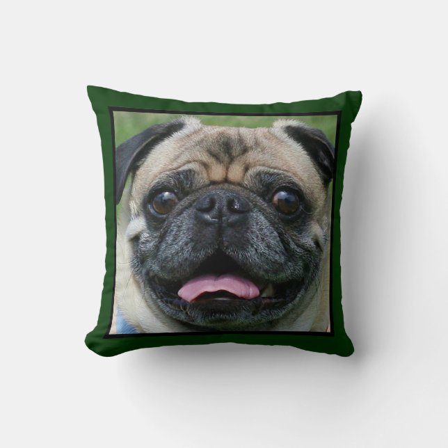 Pug Dog Cushion (Front)