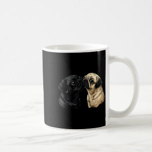 Pug Dog Face Colorful Rtrait Animal Cute Pug Lover Coffee Mug