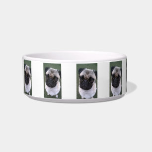 Pug Dog Food Bowl
