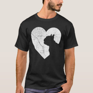 Pug Dog Funny Heart Valentine's Day Dog Dad Mum T-Shirt