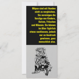 Pug Dog Invitations