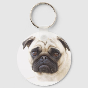 Pug Dog Keychain