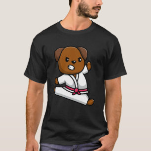 Pug Dog Knows Karate Dog Karate Dog T-Shirt