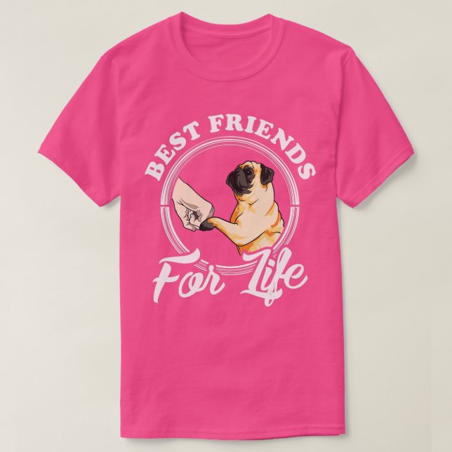 Pug Dog Lover Design  T-Shirt (Design Front)
