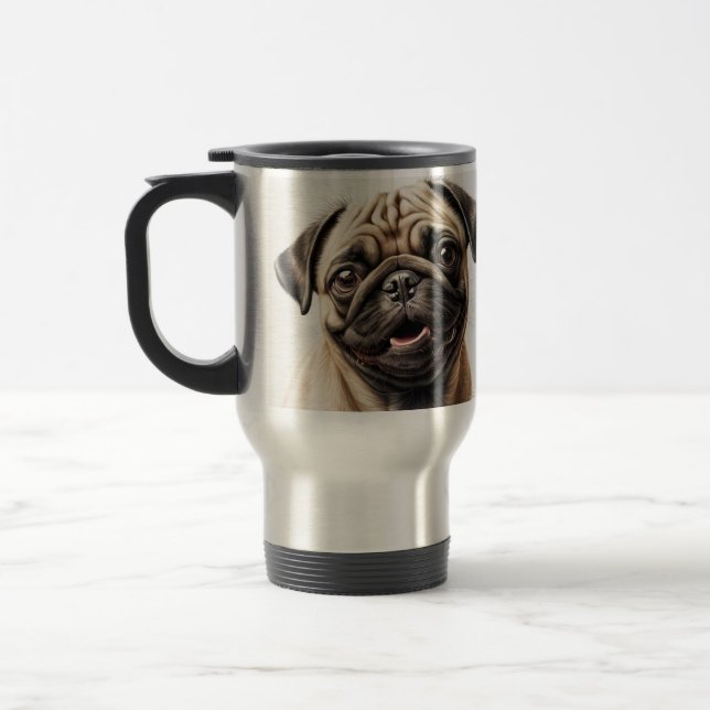 Pug dog lover mug dog mum mug (Left)