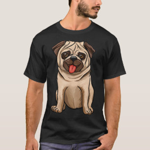 Pug Dog Lovers Owners Loves Dogs Cute Puppy Funny T-Shirt