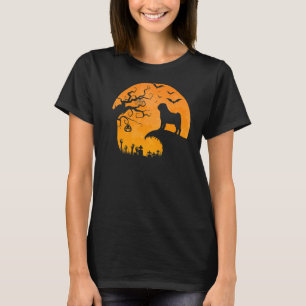 Pug Dog Moon Howl In Forest Halloween Costume Day T-Shirt
