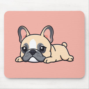 Pug dog mouse pad