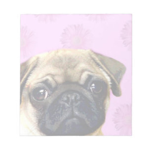 Pug dog notepad