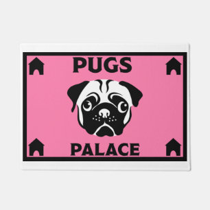 Pug Dog Owners Home Doormat