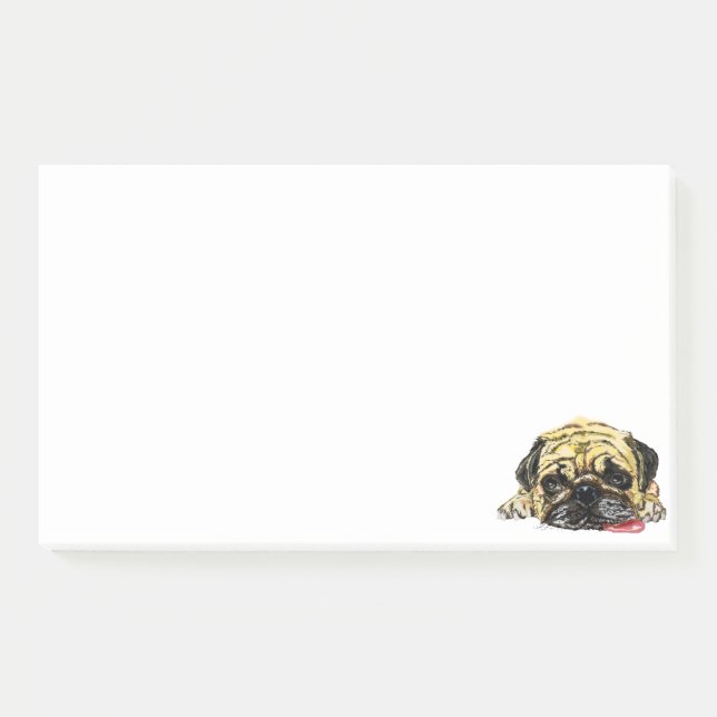 Pug Dog Post-it® Notes (Front)