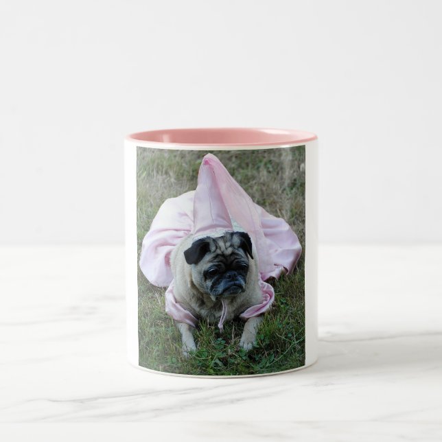 Pug Dog Princess Mug (Center)