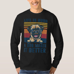 Pug Dog   Pug Dog Dad Mum Men Women T-Shirt