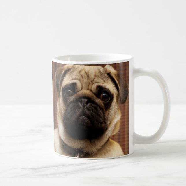 Pug Dog Puppy Mug Coffee Mug Cup (Right)