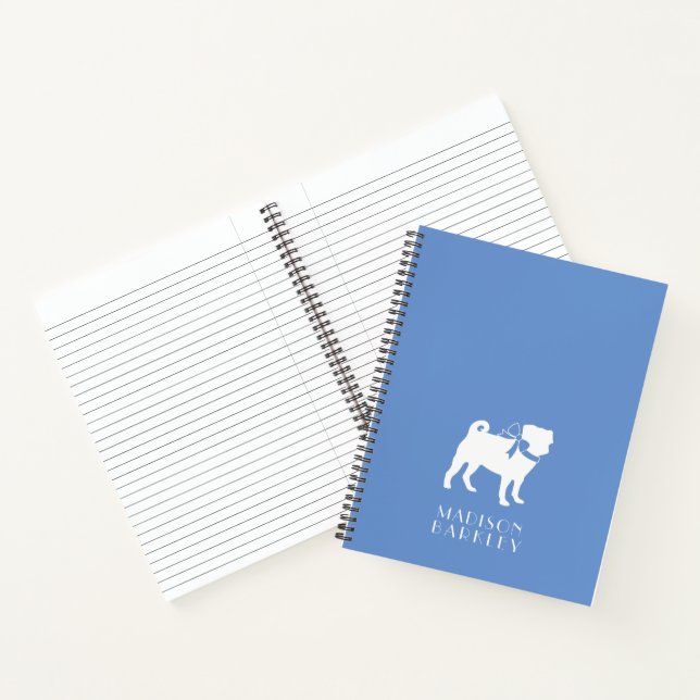 Pug Dog Puppy Notebook (Inside)