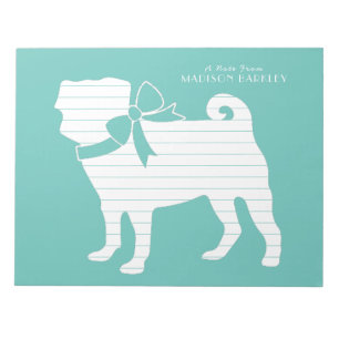Pug Dog Puppy Notepad