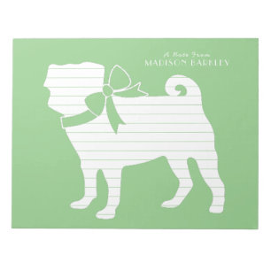 Pug Dog Puppy Notepad