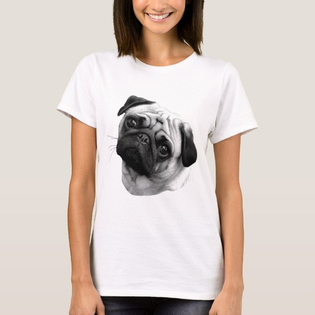Pug Dog T-Shirt (Front)