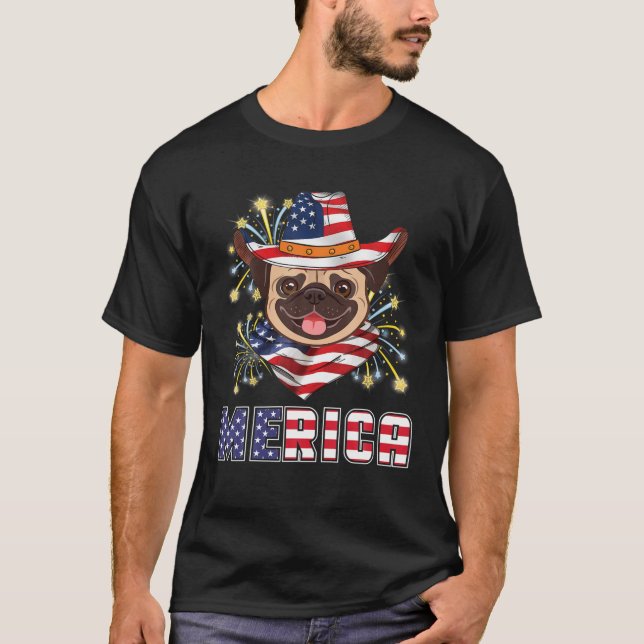 Pug Dog T-Shirt (Front)